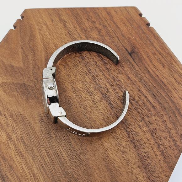 Live Laugh Love Women's Stainless Steel Cuff Style Wrist Watch Engraved - Picture 4 of 7